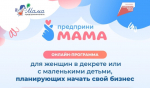 «Предпринимама»: мамам предлагают начать путь в предпринимательство.