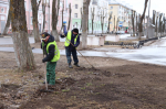 Погода вносит свои коррективы в содержание территорий общего пользования.