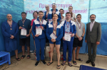 Команда администрации Северодвинска заняла третье место в эстафетном плавании.