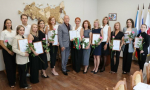 К Дню физкультурника отмечена женская флорбольная команда